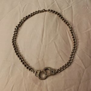 Sid and Nancy Inspired Handcuff Necklace